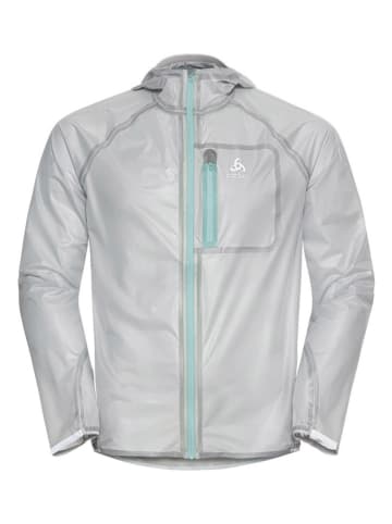 Odlo Laufjacke "Dual Dry PK Waterproof" in Silber