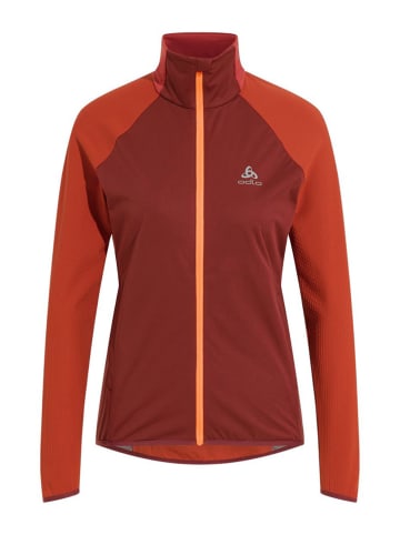 Odlo Kurtka "Zeroweight Warm Hybrid" w kolorze czerwonym do biegania
