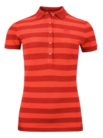 Odlo Poloshirt "Concord" in Rot/ Orange
