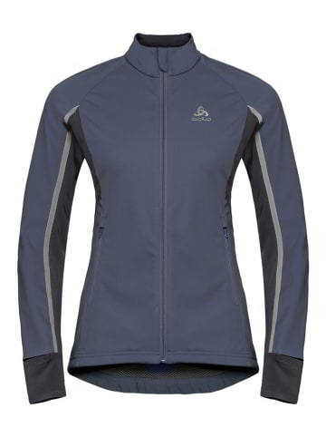Odlo Laufjacke "Aeolus Pro" in Anthrazit/ Schwarz