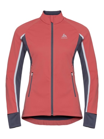 Odlo Laufjacke "Aeolus Pro" in Anthrazit/ Rosa