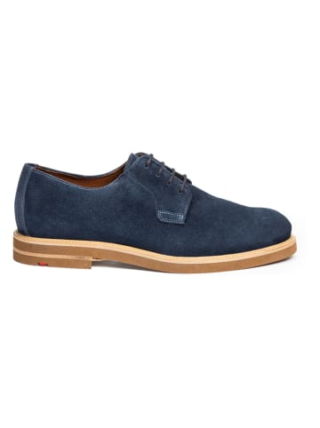 LLOYD Leder-Schnürschuhe "Okal" in Dunkelblau