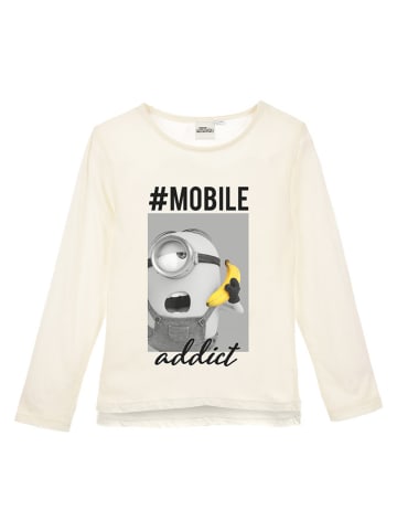 Minions Longsleeve "Minions" in Weiß
