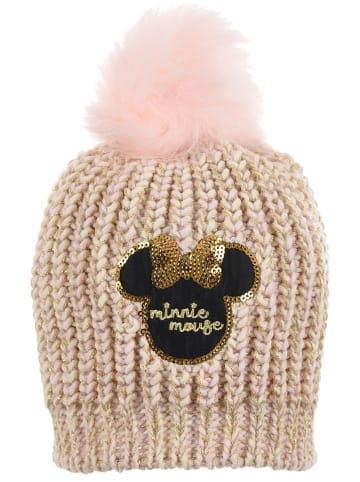 Disney Minnie Mouse Czapka "Minnie" w kolorze beżowym