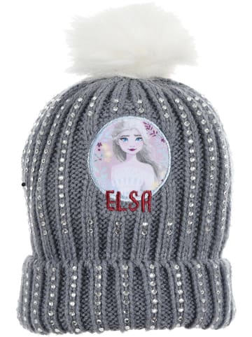 Disney Frozen Bommelmütze "Frozen" in Grau