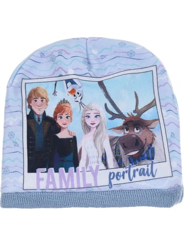 Disney Frozen Wende-Beanie "Frozen" in Hellblau
