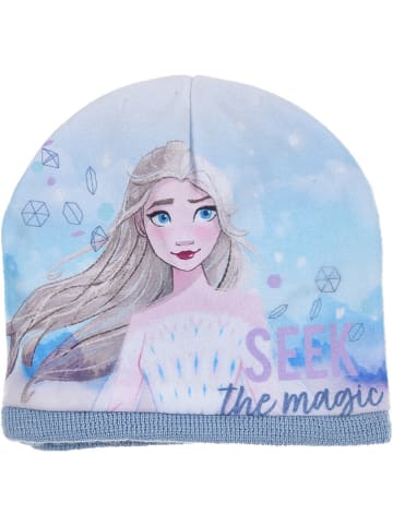 Disney Frozen Omkeerbare beanie "Frozen" lichtblauw