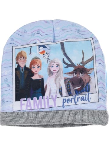 Disney Frozen Wende-Beanie "Frozen" in Hellblau
