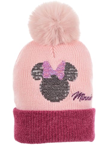 Disney Minnie Mouse Bommelmütze in Rosa