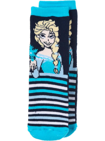 Disney Frozen Skarpety "Kraina Lodu" w kolorze niebieskim