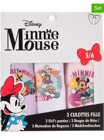 Disney Minnie Mouse Majtki (3 pary) "Minnie" ze wzorem