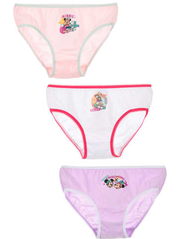 Disney Minnie Mouse Majtki (3 pary) "Minnie" ze wzorem