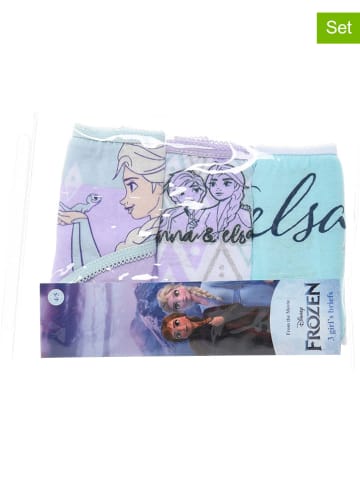Disney Frozen Majtki (3 pary) "Kraina Lodu" ze wzorem