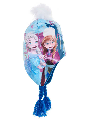 Disney Frozen Muts met oortjes "Frozen" blauw