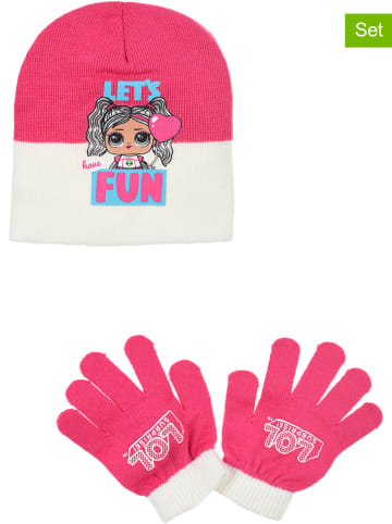 L.O.L. Surprise 2tlg. Winteraccessoires-Set "LOL Surprise" in Pink