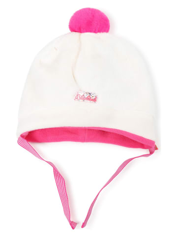 Billieblush 2-delige set: muts en sjaal wit/roze