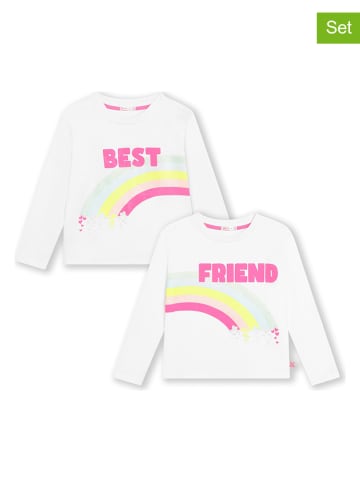 Billieblush 2-delige set: longsleeves wit