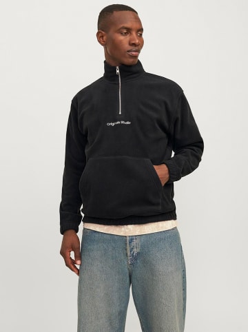Jack & Jones Fleecepullover in Schwarz