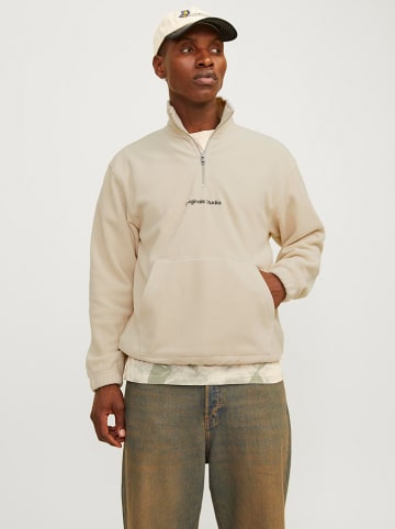 Jack & Jones Fleecepullover in Creme