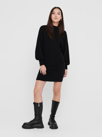 ONLY Strickkleid in Schwarz
