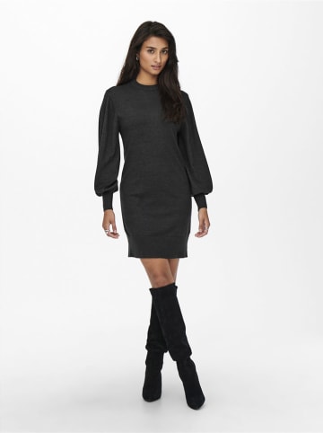 ONLY Strickkleid in Anthrazit