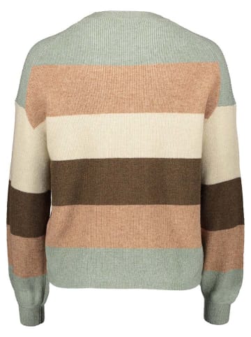 ONLY Trui camel/mintgroen