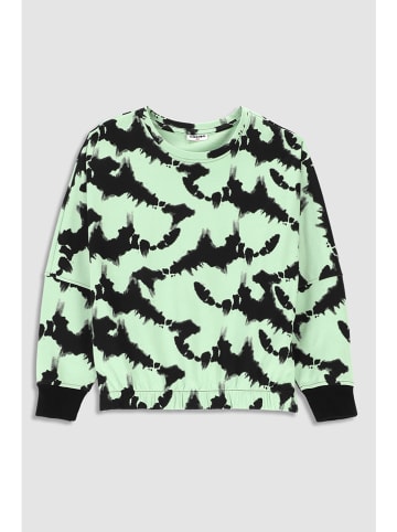MOKIDA Sweatshirt in Mint/ Schwarz