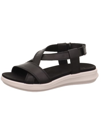 Legero Leder-Sandalen "Ella" in Schwarz
