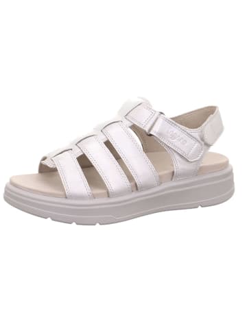 Legero Leder-Sandalen "Sunwalker" in Silber