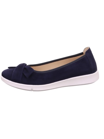 Legero Leren ballerina's "Lucca" donkerblauw