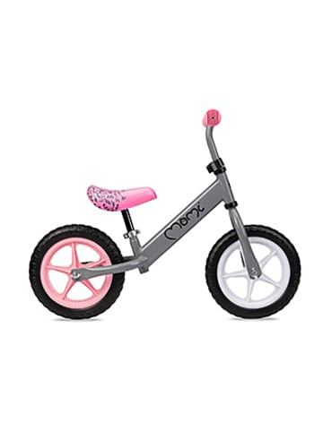 MoMi Laufrad "Fleet" in Grau/ Rosa - ab 3 Jahren