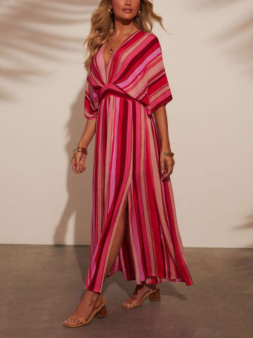 LA Angels Kleid in Pink/ Rot