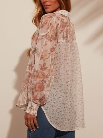 LA Angels Hemd in Hellbraun/ Creme