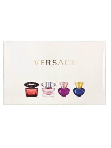 Versace 4-delige set: "Miniatures" - 2 x eau de parfum en 2x eau de toilette, elk 5 ml