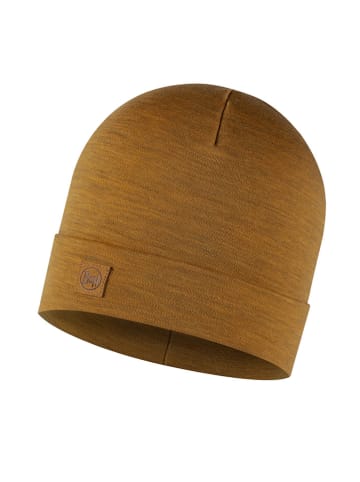 Buff Czapka "Merino Heavy Weight" w kolorze żółtym
