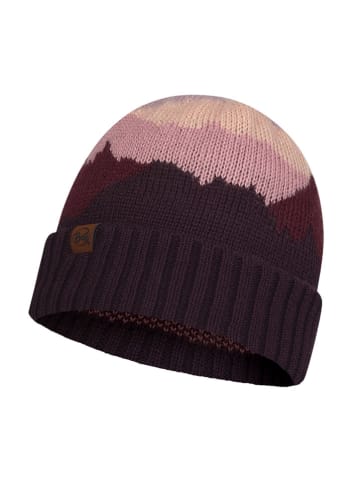 Buff Mütze "Sveta" in Bordeaux/ Rosa