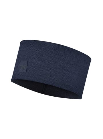 Buff Stirnband "Merino" in Dunkelblau