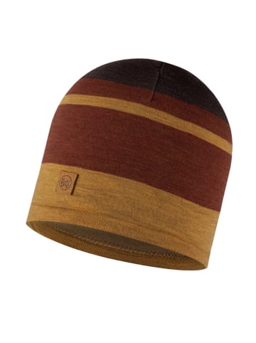 Buff Muts "Merino Move" geel/bruin