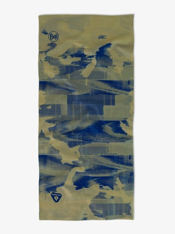 Buff Colsjaal "Thermonet" donkerblauw/geel