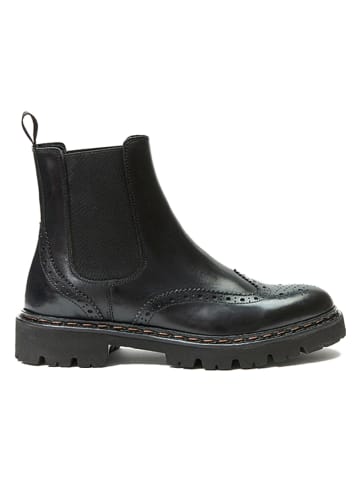 British Passport Leren chelseaboots zwart