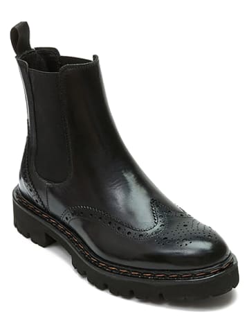 British Passport Leren chelseaboots zwart