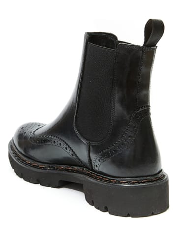 British Passport Leren chelseaboots zwart