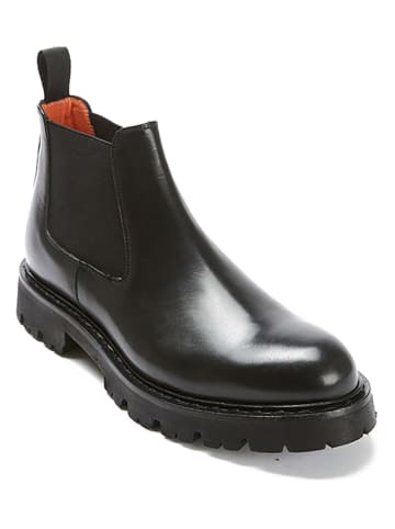 British Passport Leren chelseaboots zwart