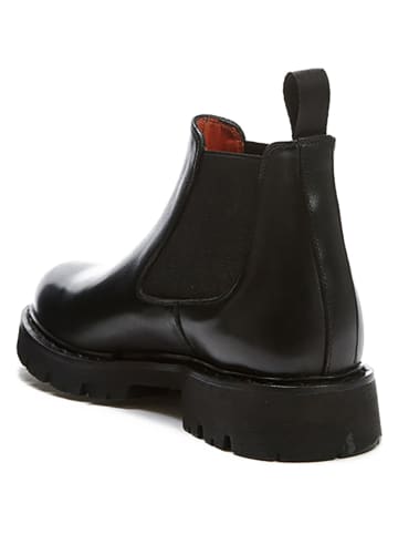 British Passport Leren chelseaboots zwart