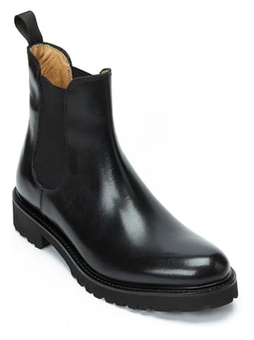 British Passport Leren chelseaboots zwart