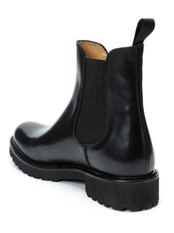 British Passport Leren chelseaboots zwart