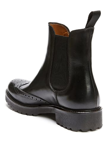 British Passport Leren chelseaboots zwart