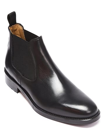 British Passport Leren chelseaboots zwart