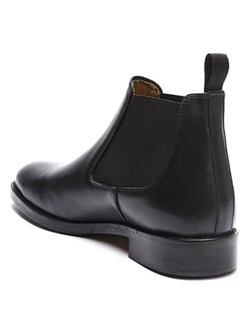 British Passport Leren chelseaboots zwart