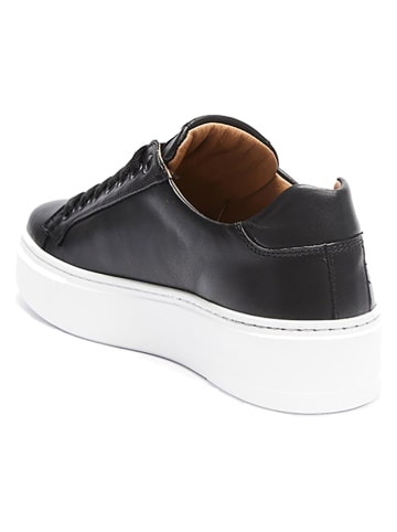 British Passport Leren sneakers zwart